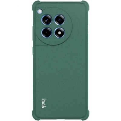 OnePlus 12R 5G (Ace 3) "Imak" reinforced protection hard silicone TPU green case - back | Priedai.lt