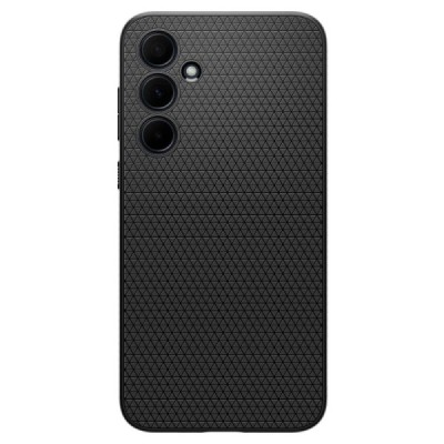"Spigen" Liquid Air Samsung Galaxy A35 Black Hard Silicone Case Cover - Back | Priedai.lt