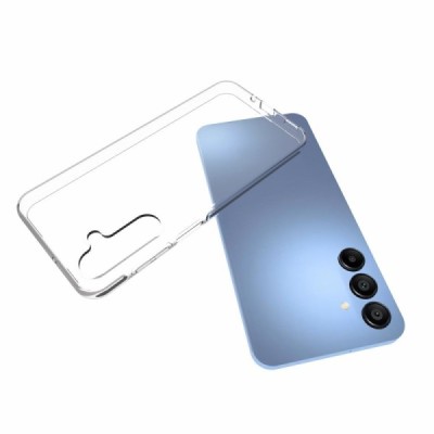 Samsung Galaxy A16 hard silicone (TPU) clear, transparent case - cover | Priedai.lt