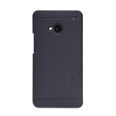 „Nillkin“ Frosted Shield HTC One M7 juodas dėklas (Dėkliukas) / Priedai.lt