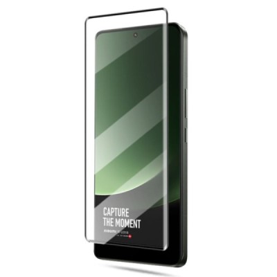 Xiaomi 13 Ultra "Mocolo" 9H 3D Tempered Glass enhanced protection black full coverage protective screen glass | Priedai.lt