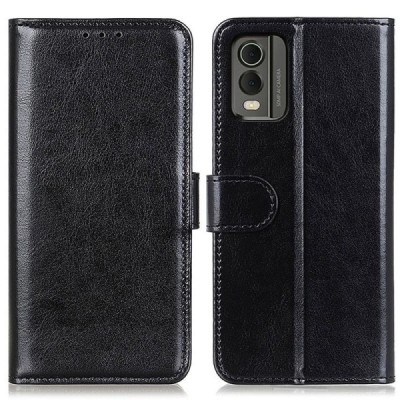 Nokia C32 Binfen Flip Book Case - Black | Priedai.lt