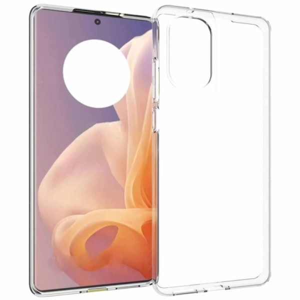 Hard silicone (TPU) case - transparent (Motorola Moto G85 5G / S50 Neo 5G)