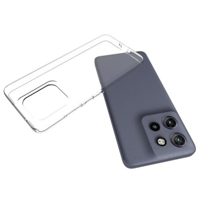 Hard silicone (TPU) case - transparent (Motorola Edge 60 Neo / Edge 50 Neo / Moto S50 / ThinkPhone 25)