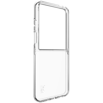 Motorola Razr 50 Ultra 5G (Razr+ 2024) "Imak" reinforced protection hard silicone TPU clear, transparent case - back | Priedai.l