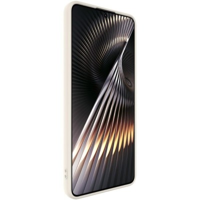 Poco F6 5G „Imak“ hard silicone TPU sand color case - back | Priedai.lt