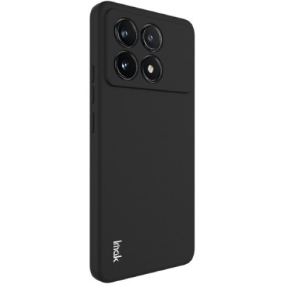 Xiaomi Poco X6 Pro 5G (Redmi K70E) "Imak" hard silicone TPU black case - back | Priedai.lt