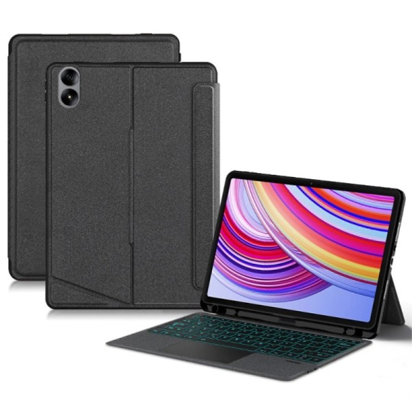 Flip case with keyboard - black (Redmi Pad Pro / Poco Pad)