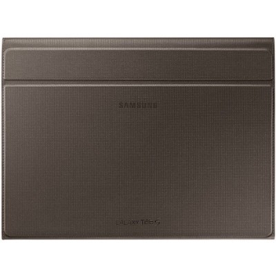 Originalus Samsung Galaxy Tab S 10.5 (T805, T800) Book Cover atverčiamas bronzinis odinis dėklas / Priedai.lt