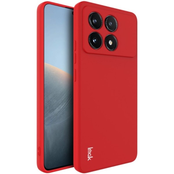 „Imak“ hard silicone (TPU) case - red (Poco X6 Pro 5G / Redmi K70E)