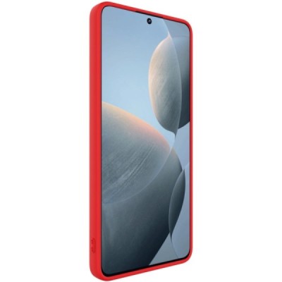 Xiaomi Poco X6 Pro 5G (K70E) „Imak“ hard silicone TPU red case - back | Priedai.lt