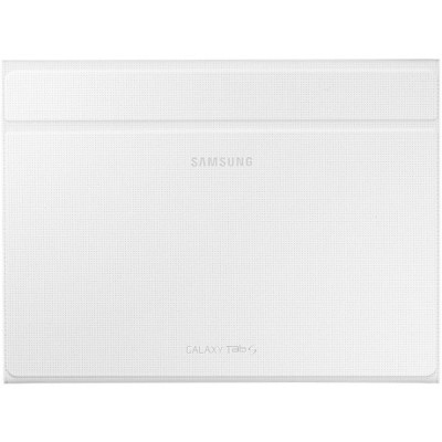 Originalus Samsung Galaxy Tab S 10.5 (T805, T800) Book Cover atverčiamas baltas odinis dėklas / Priedai.lt