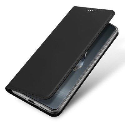 Xiaomi Redmi 14C, 14R, A4, Poco C75 4G "Dux Ducis" Skin Flip Book Case Cover - black | Priedai.lt