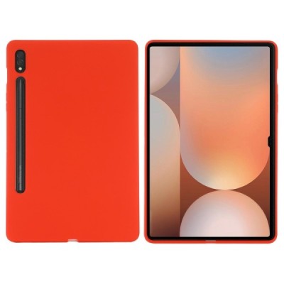 Samsung Galaxy Tab S10 Ultra 14.6" (X920, X926), S9 Ultra Shell Hard Silicone TPU Case Cover - red | Priedai.lt
