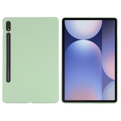 Samsung Galaxy Tab S10 Ultra 14.6" (X920, X926), S9 Ultra Shell Hard Silicone TPU Case Cover - green | Priedai.lt