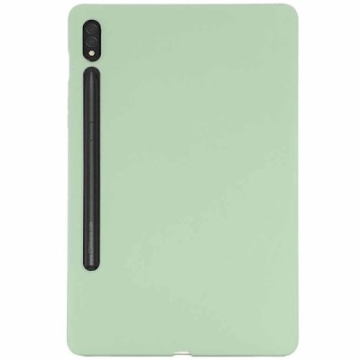 Samsung Galaxy Tab S10 Ultra 14.6" (X920, X926), S9 Ultra Shell Hard Silicone TPU Case Cover - green | Priedai.lt