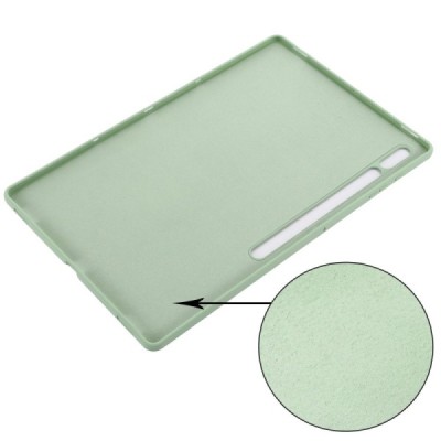 Samsung Galaxy Tab S10 Ultra 14.6" (X920, X926), S9 Ultra Shell Hard Silicone TPU Case Cover - green | Priedai.lt