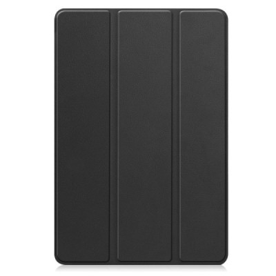 Samsung Galaxy Tab S10 Ultra, S9 Ultra, S8 Ultra flip-up black leather case - notebook with a place for the pen | Priedai.lt