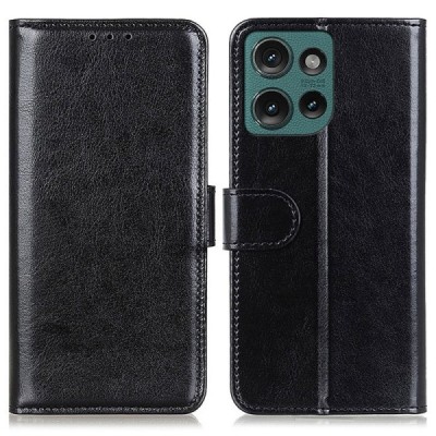 "Binfen" Flip Book Case - Black (Motorola Edge 60 Neo / Edge 50 Neo / Moto S50 / ThinkPhone 25)