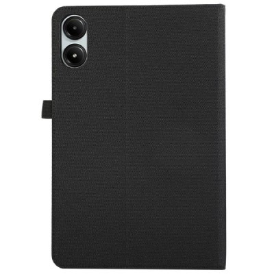 Xiaomi Redmi Pad Pro flip-up black textile case - notebook with a place for the pen | Priedai.lt