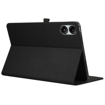 Xiaomi Redmi Pad Pro flip-up black textile case - notebook with a place for the pen | Priedai.lt