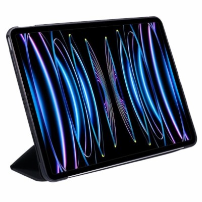 Classic Flip Silicone Book Case - Black (iPad Air 13 2024 / 2025 / 2026 / iPad Pro 12.9" 2022 / 2021 / 2020)
