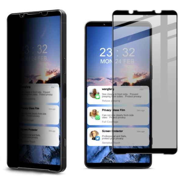 "Imak" Tempered Glass black screen protector 0.26 mm - privacy (Xperia 1 VI)