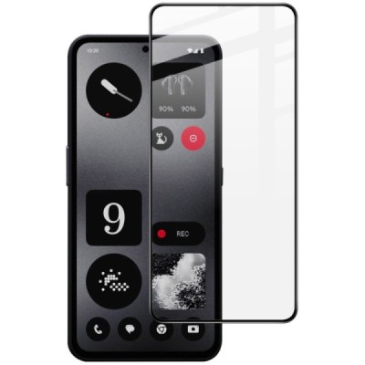 Nothing CMF Phone 1 "Imak" Tempered Glass reinforced protection black full coverage protective screen glass 0.2 mm | Priedai.lt