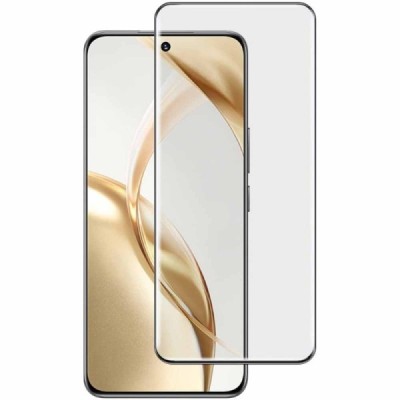 Honor 200 "Imak" Tempered Glass reinforced protection black full coverage protective screen glass 0.2 mm | Priedai.lt