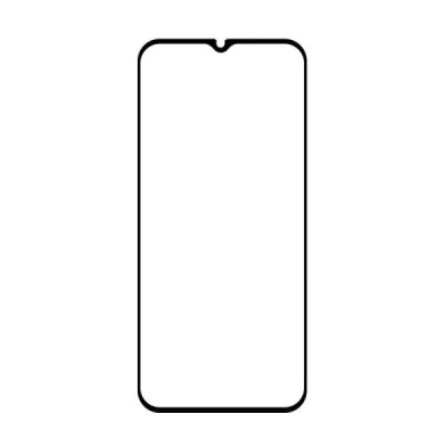 Samsung Galaxy A15 "Rurihai" 9H full coverage protective screen glass - black 2.5D | Priedai.lt