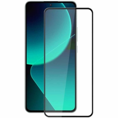 Xiaomi 13T, 13T Pro "Mocolo" 9H 3D Tempered Glass enhanced protection black full coverage protective screen glass | Priedai.lt