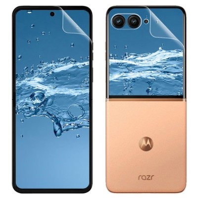 Motorola Razr 50 Ultra 5G (Razr+ 2024) "IMAK" Hydrogel protective transparent (full coverage) screen films | Priedai.lt