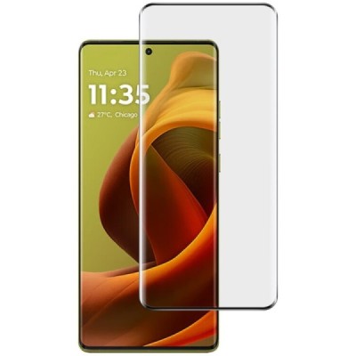 Motorola Moto G85 5G (S50 Neo 5G) "Imak" Tempered Glass 3D reinforced protection black full coverage protective screen glass | P