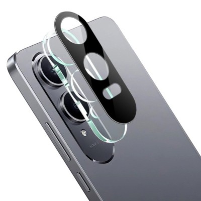 OnePlus Nord CE4 Lite 5G "IMAK" Tempered Glass rear camera protective black glass 0.3 mm | Priedai.lt