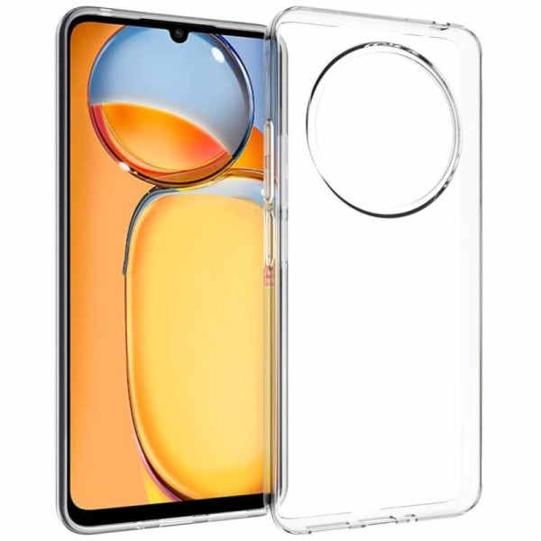 Hard silicone (TPU) case - transparent (Redmi 14C 4G / 14R 5G / A4 5G / Poco C75 4G)