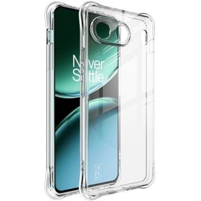 OnePlus Nord 4 "Imak" reinforced protection hard silicone TPU clear, transparent case - back | Priedai.lt