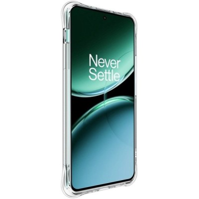 OnePlus Nord 4 "Imak" reinforced protection hard silicone TPU clear, transparent case - back | Priedai.lt