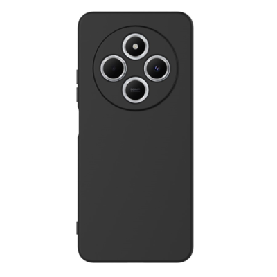 Xiaomi Redmi 14C, 14R, A4, Poco C75 4G "Shell" hard liquid silicone (TPU) case black - cover | Priedai.lt