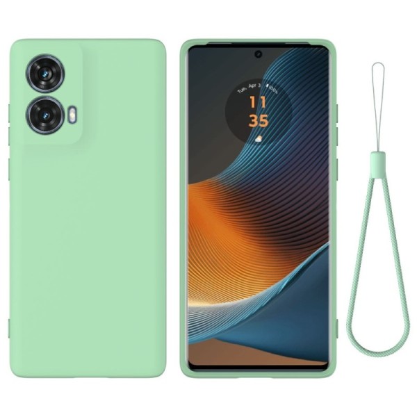 "Shell" hard silicone (TPU) case - green (Motorola Moto G85 5G / S50 Neo 5G)