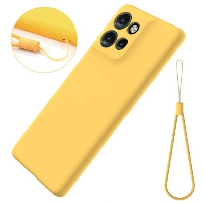 "Shell" hard silicone (TPU) case - yellow (Motorola Edge 60 Neo / Edge 50 Neo / Moto S50 / ThinkPhone 25)