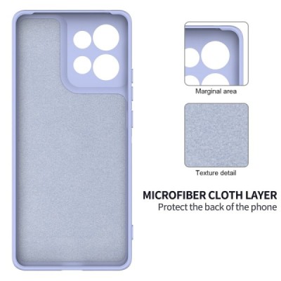 "Shell" hard silicone (TPU) case - purple (Motorola Edge 60 Neo / Edge 50 Neo / Moto S50 / ThinkPhone 25)