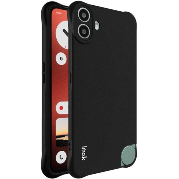 "Imak" reinforced protection hard silicone matte (TPU) case - black (CMF Phone 1)