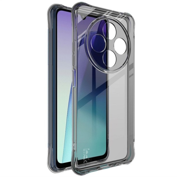 "Imak" reinforced protection hard silicone (TPU) case - grey (Redmi 14C 4G / 14R 5G / A4 5G / Poco C75 4G)