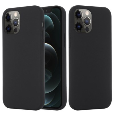 Apple iPhone 15 Pro "Shell" MagSafe Hard Silicone TPU Black Case Cover - Back | Priedai.lt