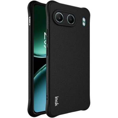 OnePlus Nord 4 "Imak" reinforced protection hard silicone matte TPU black case - back | Priedai.lt