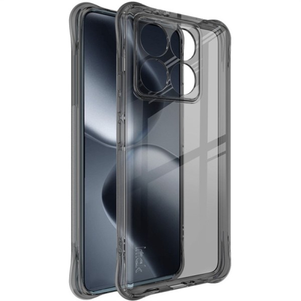 "Imak" reinforced protection hard silicone (TPU) case - grey (Xiaomi 14T Pro)