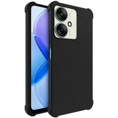 Xiaomi Redmi 13C / 13R 5G / Poco C65 4G / Poco M6 5G "Imak" reinforced protection hard silicone matte TPU black case - back | Pr