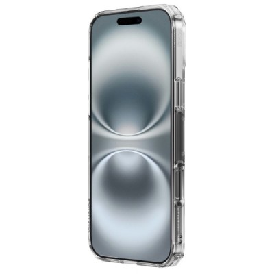 "Nillkin" Nature TPU Pro Magnetic MagSafe Apple iPhone 16 clear, transparent Hard Silicone Case Cover | Priedai.lt