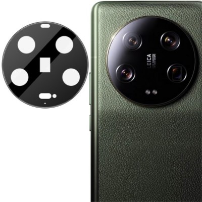 Xiaomi 13 Ultra "IMAK" Tempered Glass rear camera protective black glass 0.3 mm | Priedai.lt
