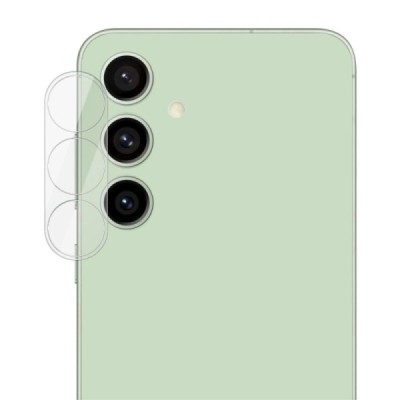 Samsung Galaxy S24 FE "IMAK" Tempered Glass rear camera protective black glass 0.3 mm | Priedai.lt